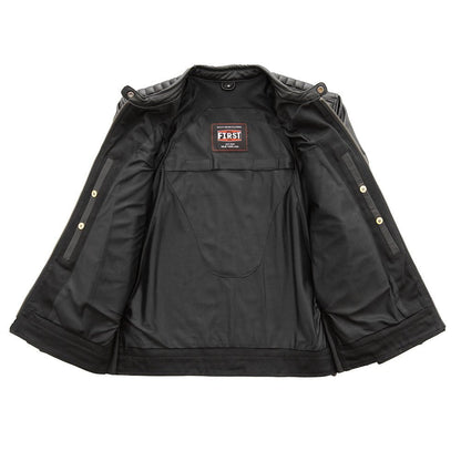 Daredevil Men's Motorcycle Twill/Leather Jacket Men's Twill Jacket Jackets