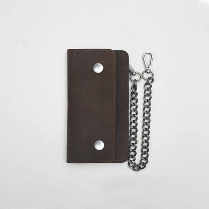 SMALL TRUCKER - Vegetable Tanned Leather Wallet