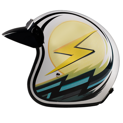 Daytona D.O.T Cruiser - w/Lightning Open Face Helmet
