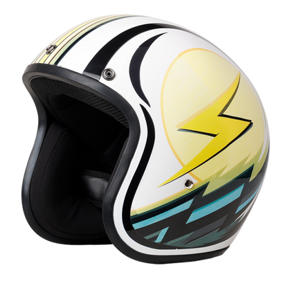 Daytona D.O.T Cruiser - w/Lightning Open Face Helmet