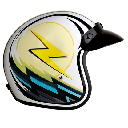 Daytona D.O.T Cruiser - w/Lightning Open Face Helmet