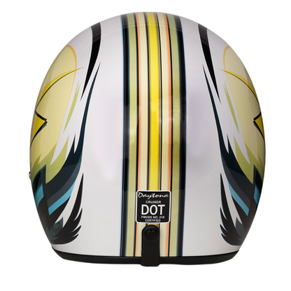 Daytona D.O.T Cruiser - w/Lightning Open Face Helmet