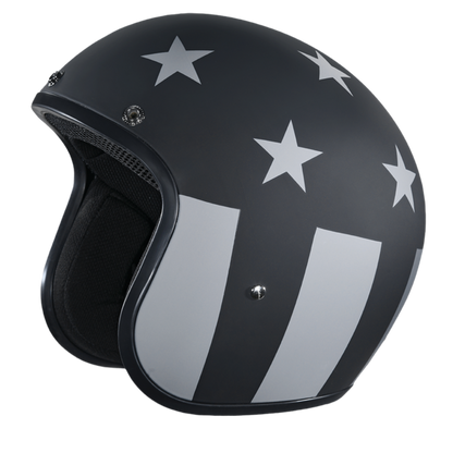Daytona D.O.T Cruiser - w/Captain America Stealth Open Face Helmet