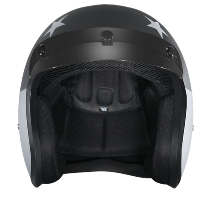 Daytona D.O.T Cruiser - w/Captain America Stealth Open Face Helmet