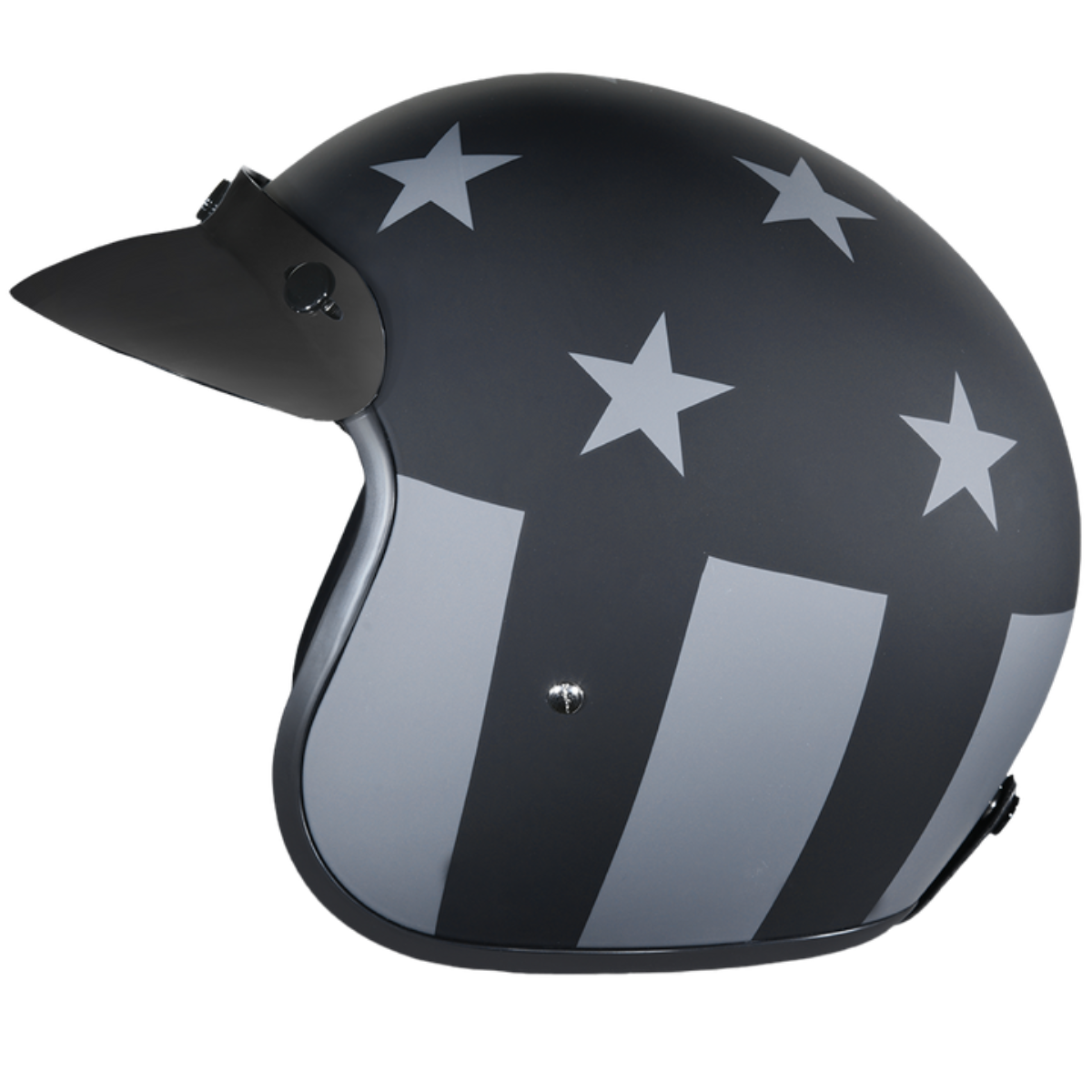 Daytona D.O.T Cruiser - w/Captain America Stealth Open Face Helmet