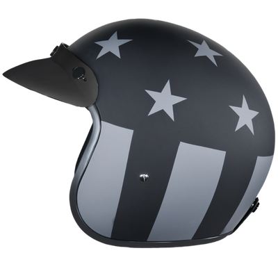 Daytona D.O.T Cruiser - w/Captain America Stealth Open Face Helmet