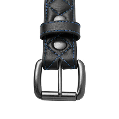 Diamond Quilted Leather Belt Belt Accessories