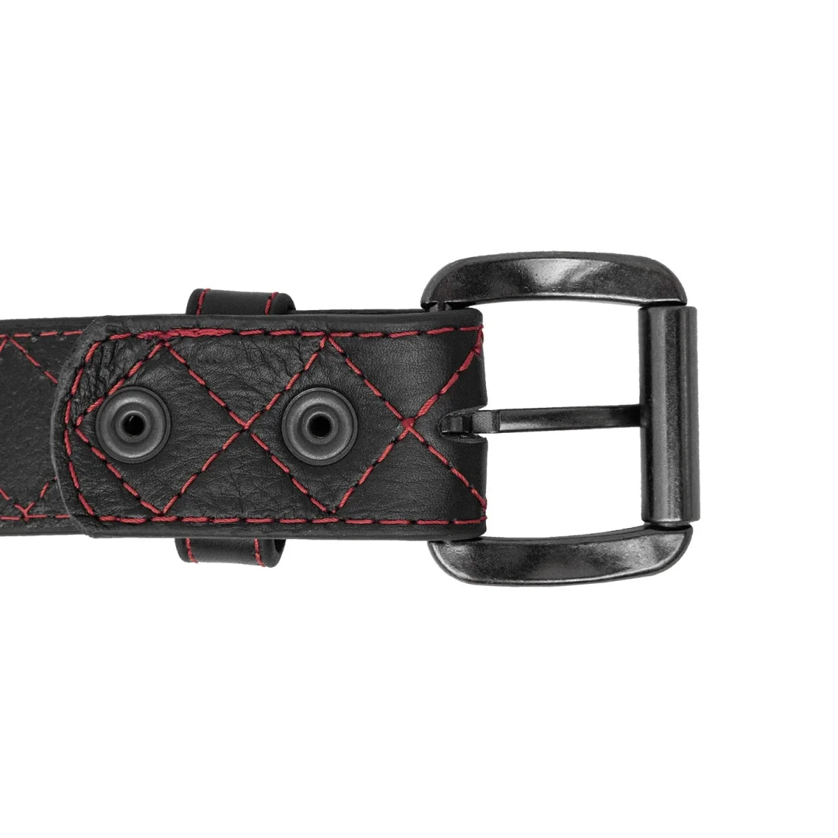 Diamond Quilted Leather Belt Belt Accessories
