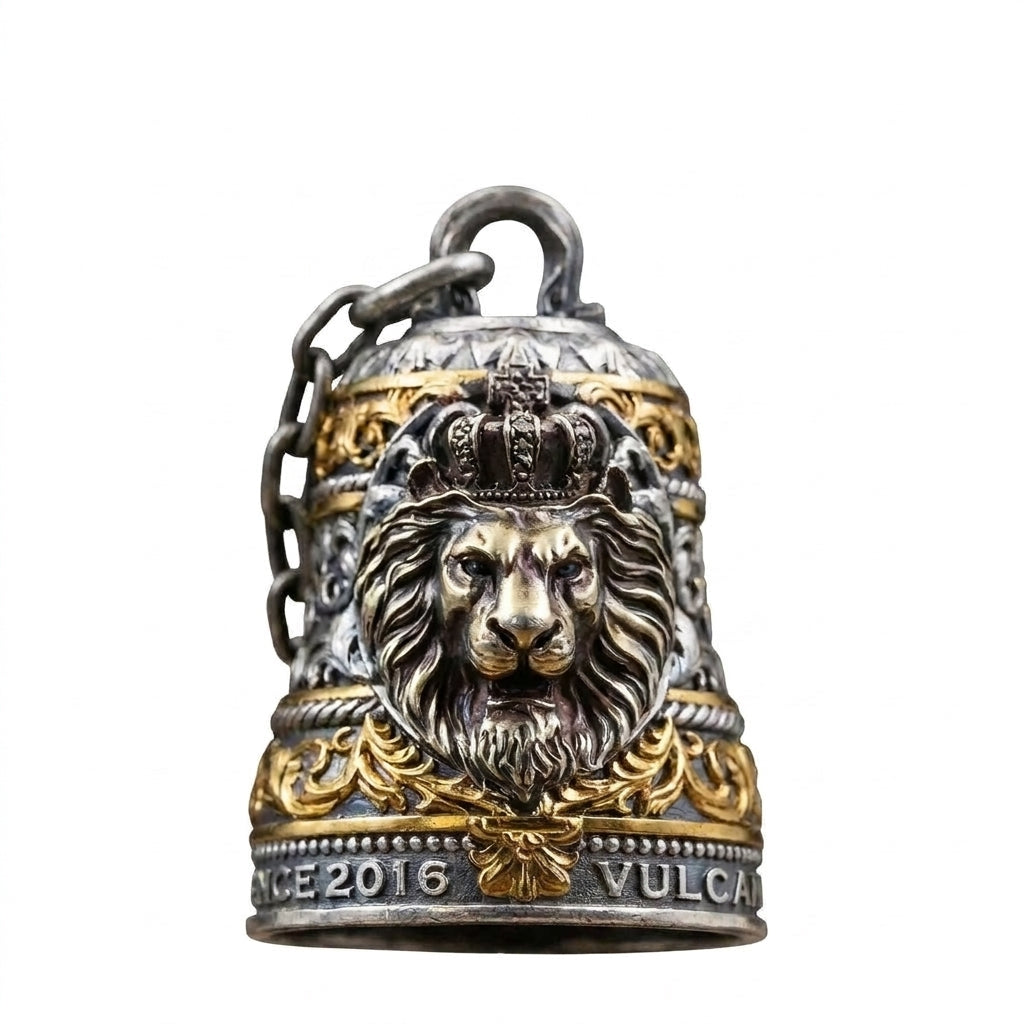 Motorcycle Accessory - Vintage Ornament Motorcycle Bell Charm Riding B