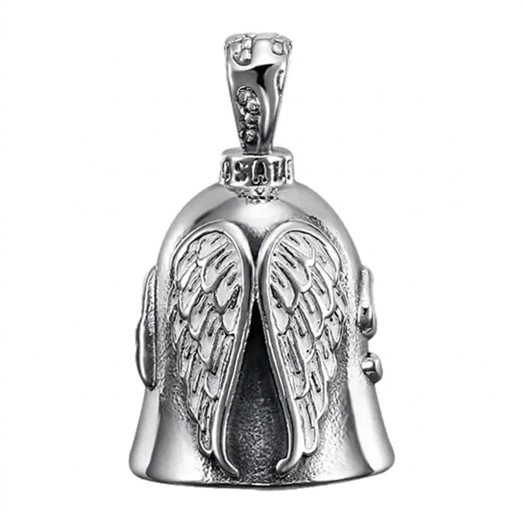 Stainless Steel Biker Ring - Retro Motorcycle Wind Domineering Angel W