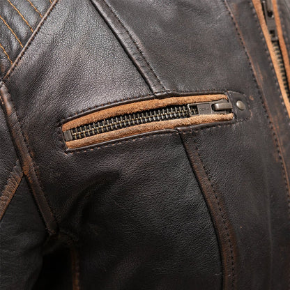 Electra - Women's Motorcycle Leather Jacket Women's Leather Jacket Jackets