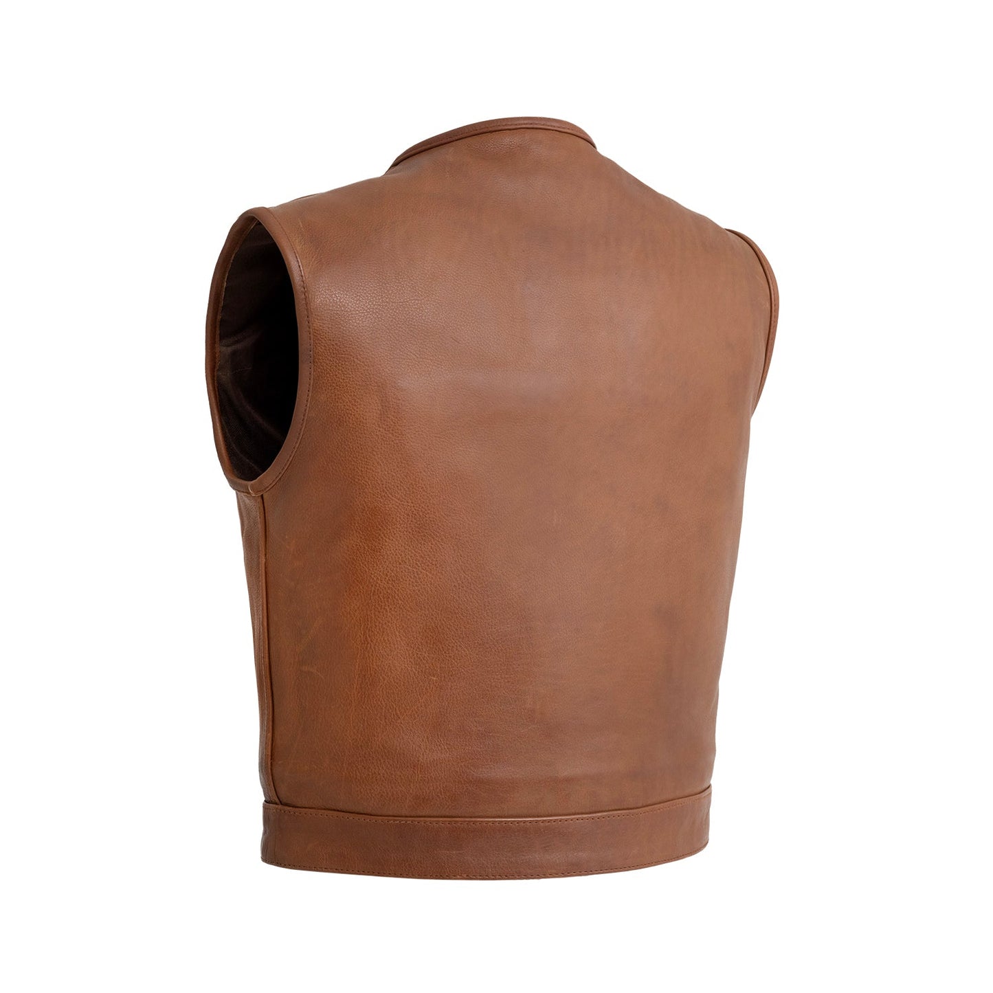 Lowside Men's Motorcycle Leather Vest Men's Leather Vest Vests