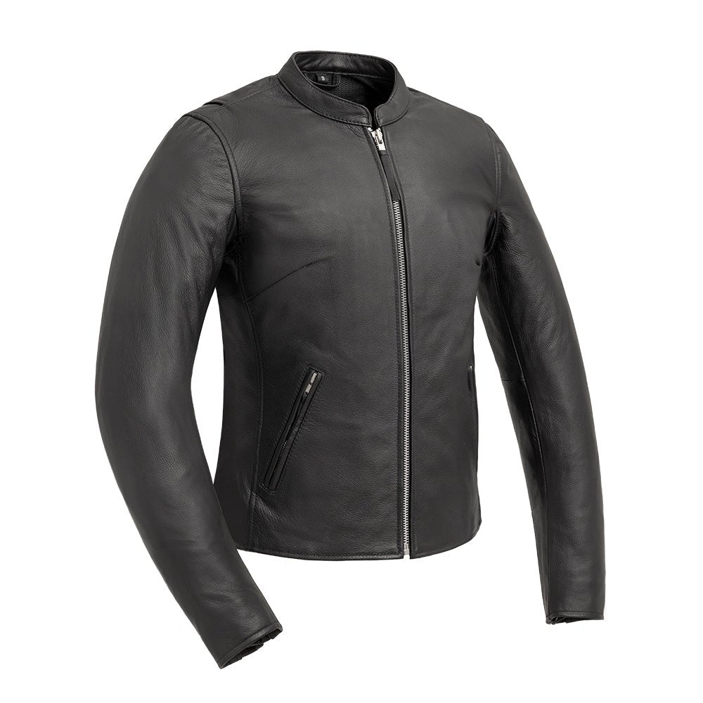 Flashback - Women's Motorcycle Leather Jacket Women's Leather Jacket Jackets Black XS