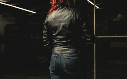 Flashback - Women's Motorcycle Leather Jacket Women's Leather Jacket Jackets