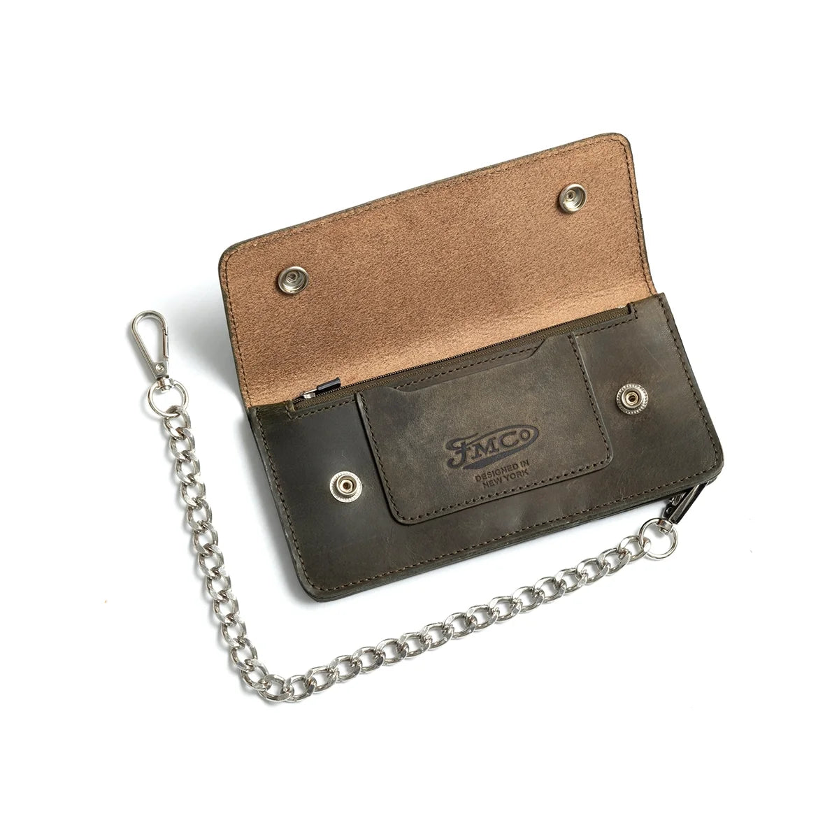 LARGE TRUCKER - Vegetable Tanned Leather Wallet Leather Wallet Accessories