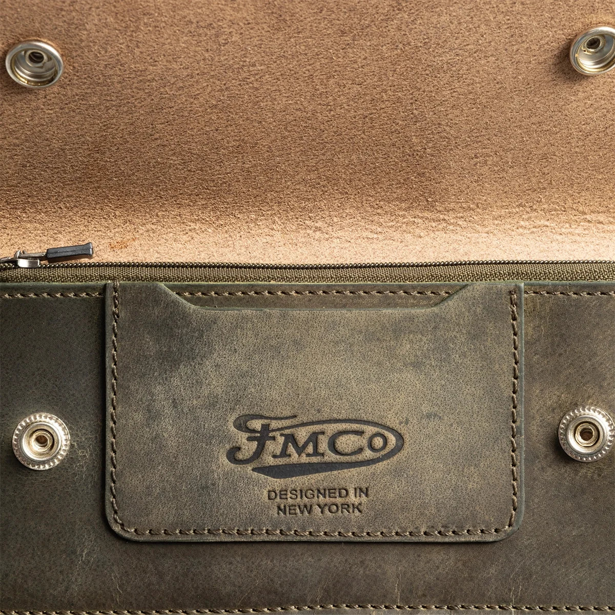 LARGE TRUCKER - Vegetable Tanned Leather Wallet Leather Wallet Accessories