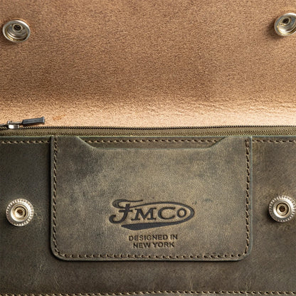 LARGE TRUCKER - Vegetable Tanned Leather Wallet Leather Wallet Accessories