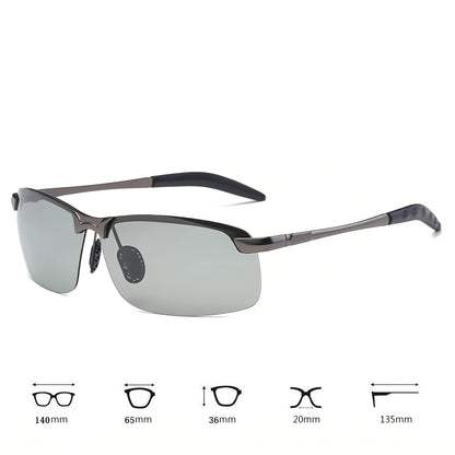 Motorcycle Accessory - Men Photochromic Polarized Sunglasses Driving F