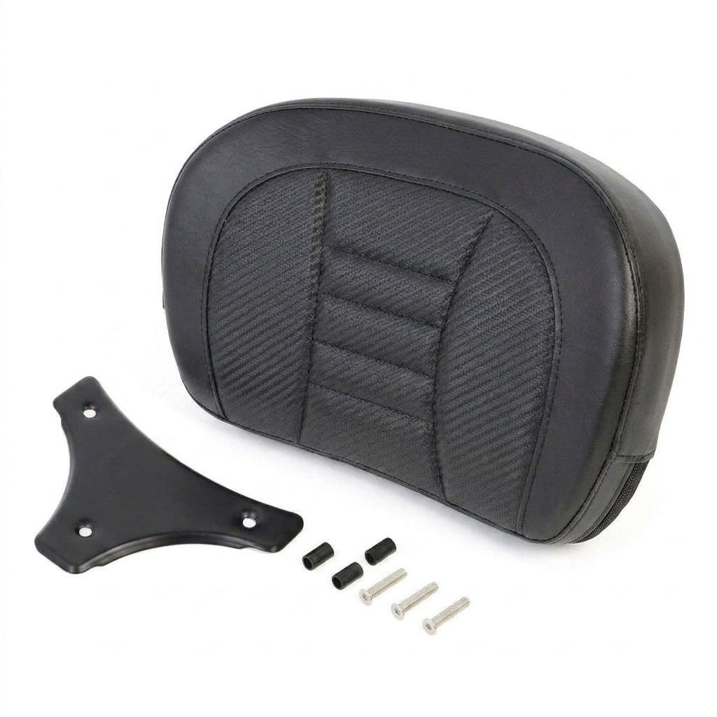 Motorcycle Accessory - Black Chrome Detachable Motorcycle Rear Passeng