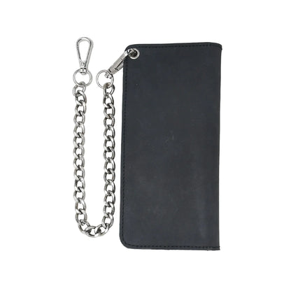 LARGE TRUCKER - Vegetable Tanned Leather Wallet Leather Wallet Accessories