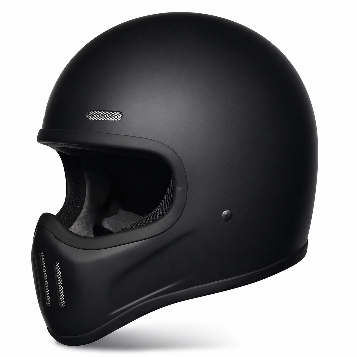 Retro Full Face Motorcycle Helmet – DOT Approved Vintage Design