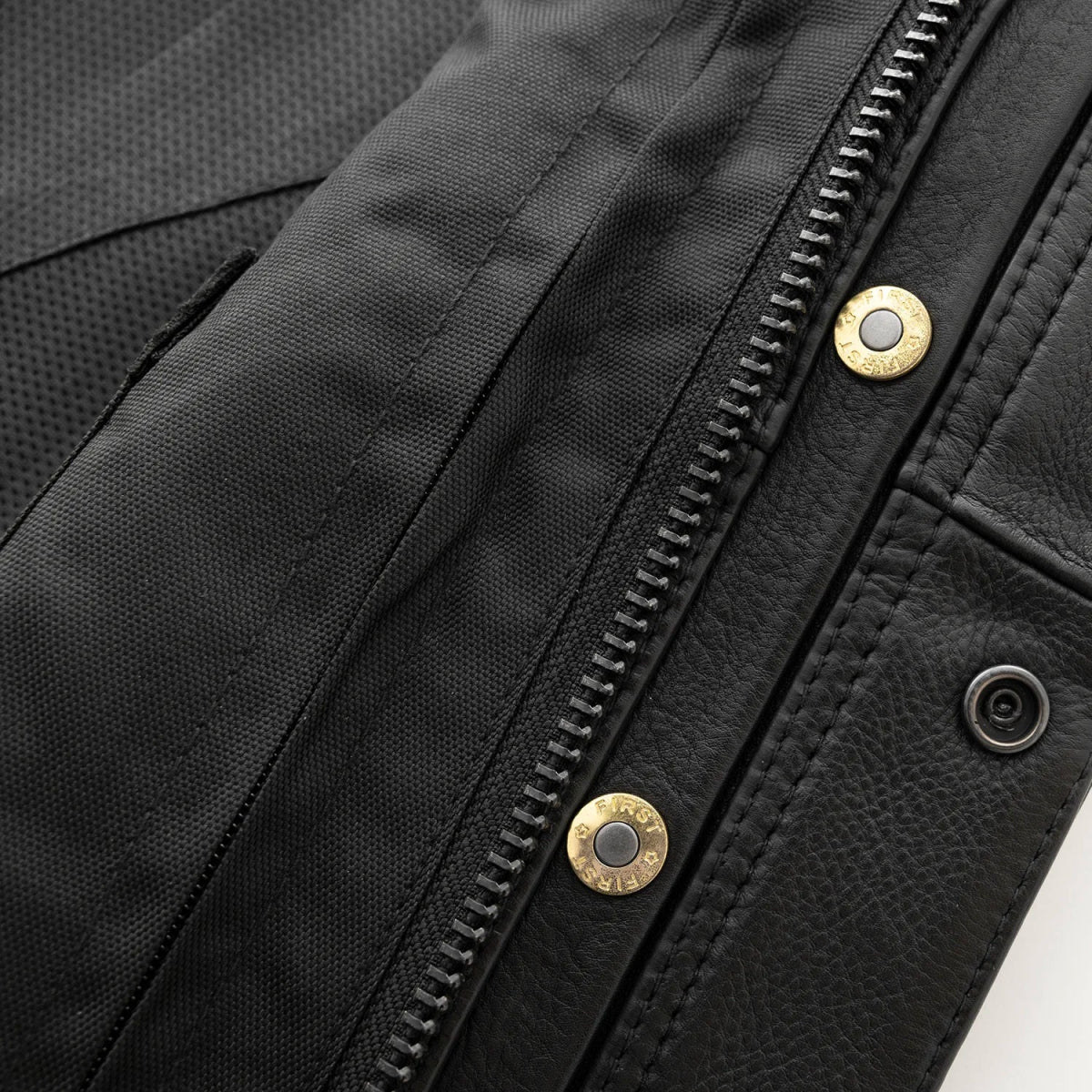 Highside Men's Motorcycle Leather Vest Men's Leather Vest Vests