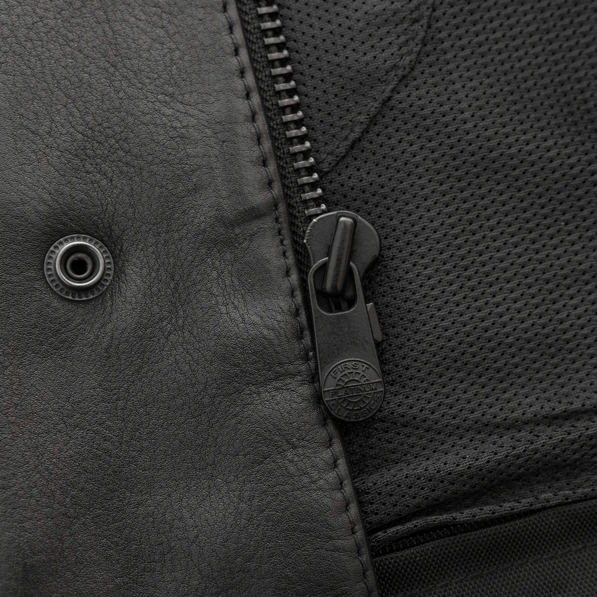 Highside Men's Motorcycle Leather Vest Men's Leather Vest Vests