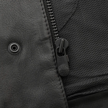 Highside Men's Motorcycle Leather Vest Men's Leather Vest Vests