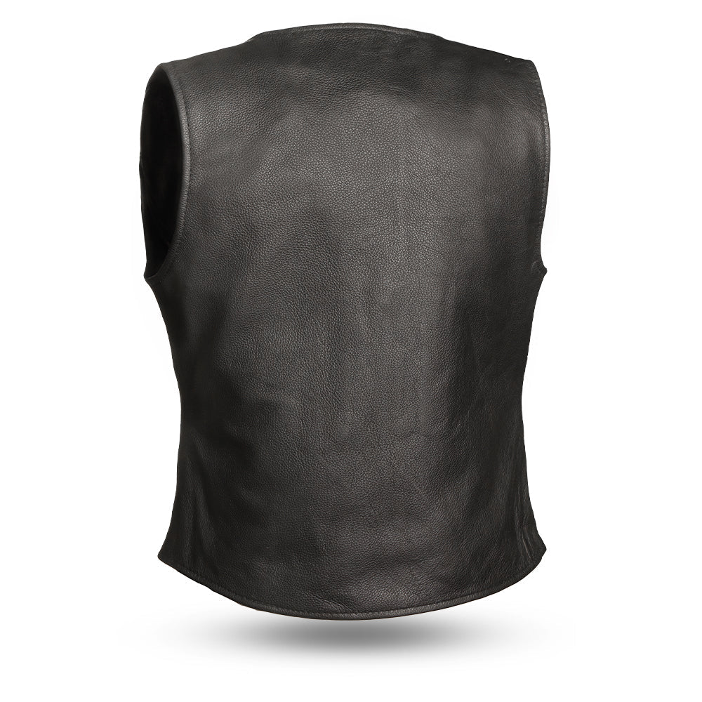 Honey Badger Women's Motorcycle Leather Vest Women's Leather Vest Vests