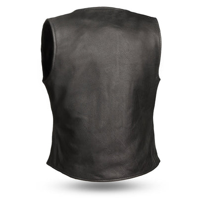 Honey Badger Women's Motorcycle Leather Vest Women's Leather Vest Vests