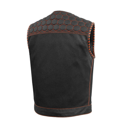Hornet Moto Mesh Men's Club Style Vest Men's Moto Mesh Vest Vests