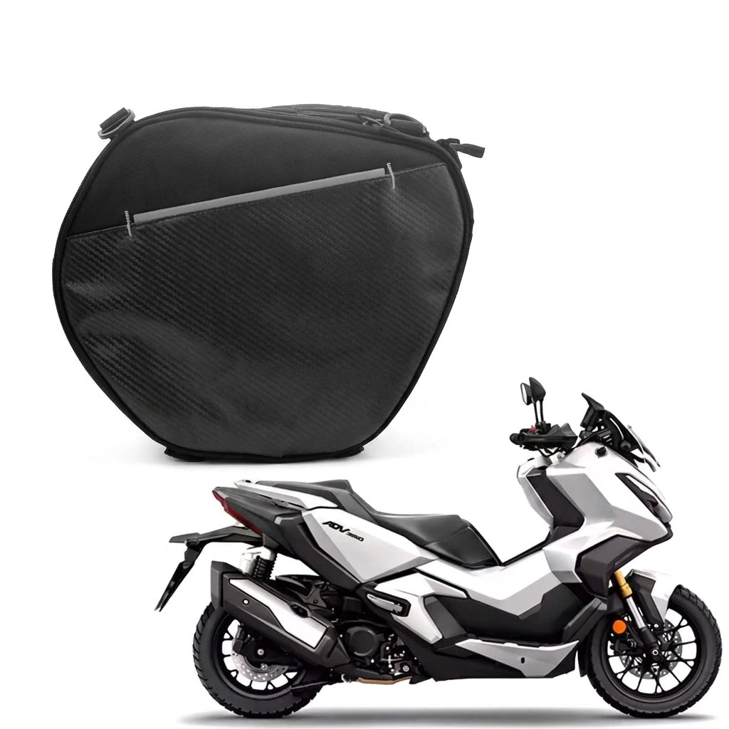 Leather Motorcycle Bag - Motorcycle Scooter Tunnel Bag Waterproof Tank
