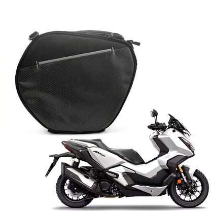 Leather Motorcycle Bag - Motorcycle Scooter Tunnel Bag Waterproof Tank