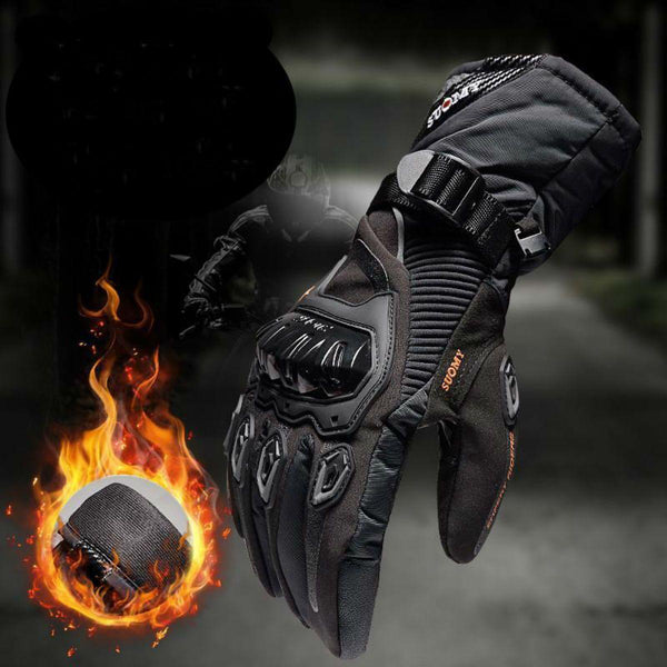 Rain-Ready Biker Gloves