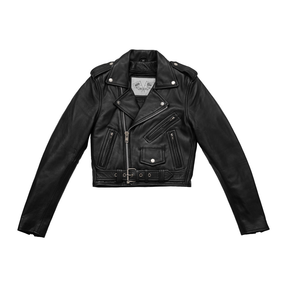 Imogen - Women's Motorcycle Leather Jacket Women's Leather Jacket Jackets Black XS