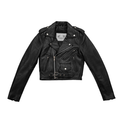 Imogen - Women's Motorcycle Leather Jacket Women's Leather Jacket Jackets Black XS