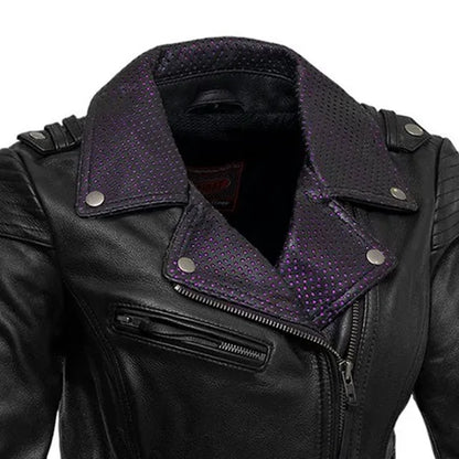Iris - Women's Motorcycle Leather Jacket Women's Leather Jacket Jackets