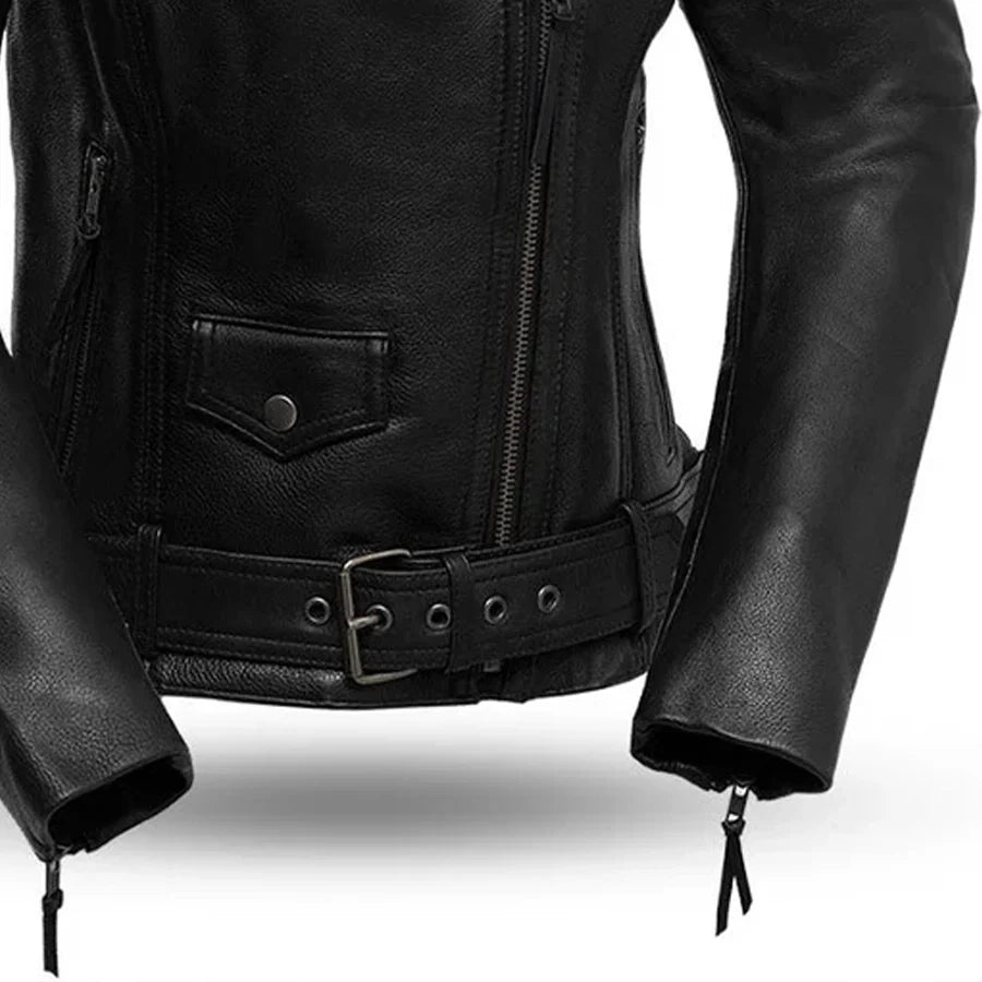 Iris - Women's Motorcycle Leather Jacket Women's Leather Jacket Jackets
