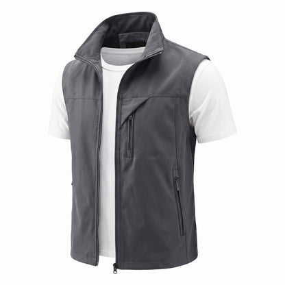 High Visibility Reflective Vest - 2025 New Fashion Men's Vest Windproo