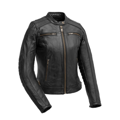 Jada - Women's Motorcycle Leather Jacket Women's Leather Jacket Jackets Black XS