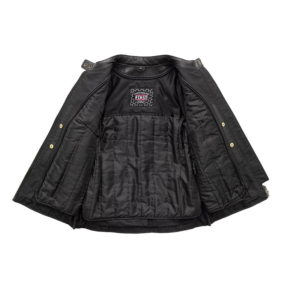 Jewel - Women's Motorcycle Leather Jacket Women's Leather Jacket Jackets