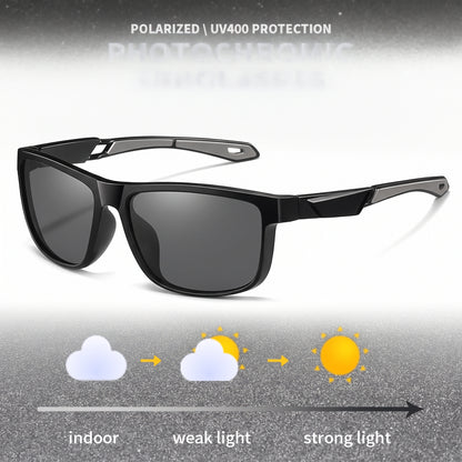 Motorcycle Accessory - Photochromic Polarized Sports Vintage Sunglasse