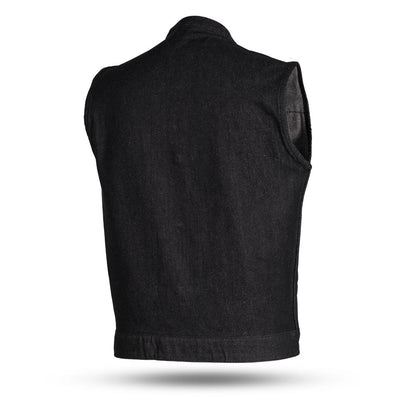 Kershaw Men's Motorcycle Denim Vest Men's Denim Vest Vests