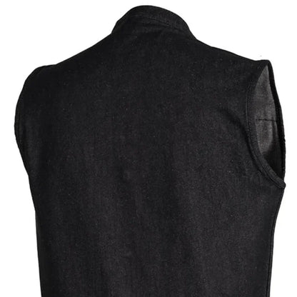 Kershaw Men's Motorcycle Denim Vest Men's Denim Vest Vests