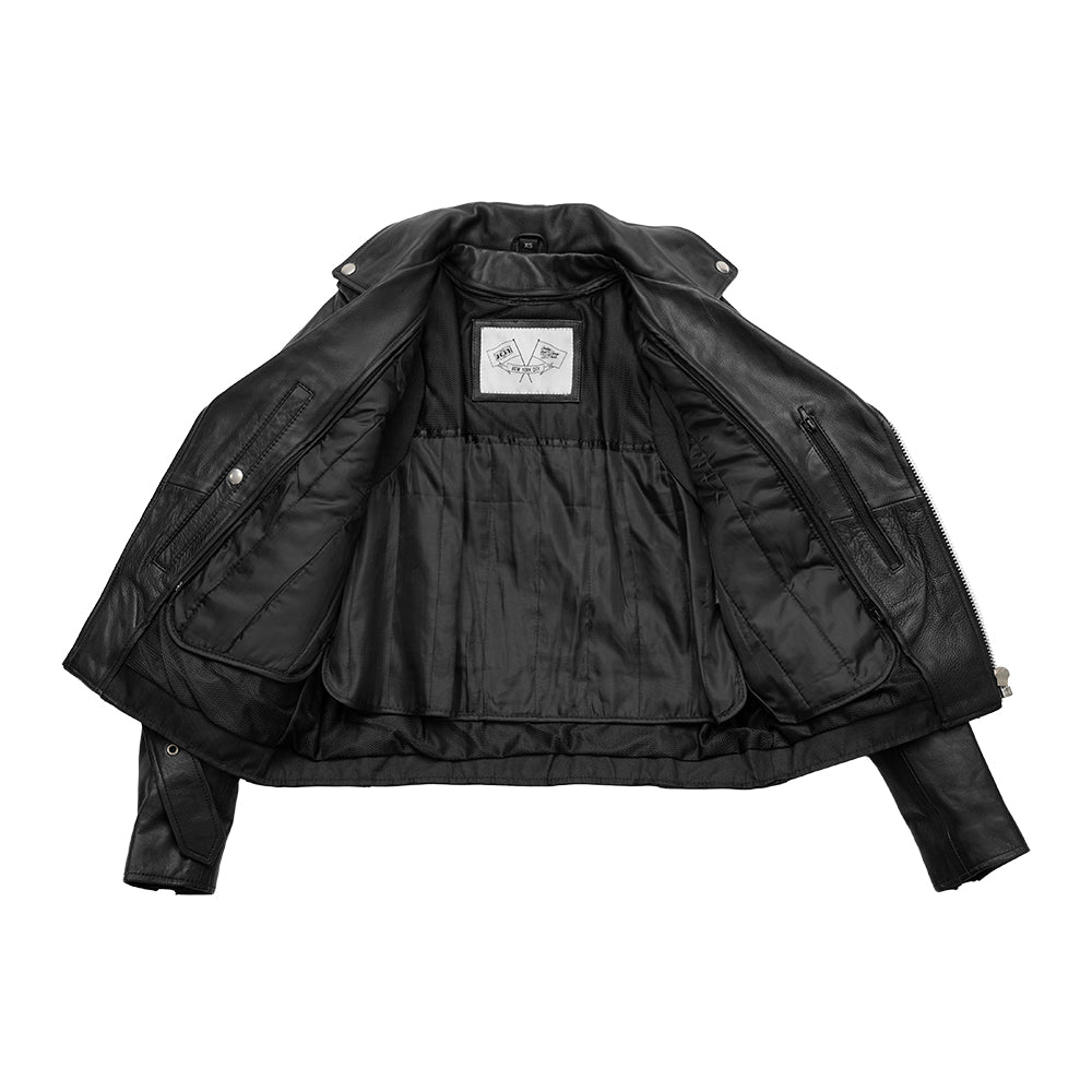 Lesley - Women's Motorcycle Leather Jacket - BHBR Women's Leather Jacket Jackets