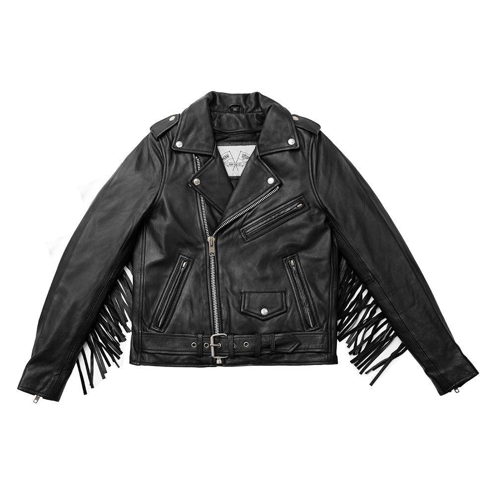 Lesley - Women's Motorcycle Leather Jacket - BHBR Women's Leather Jacket Jackets Black XS