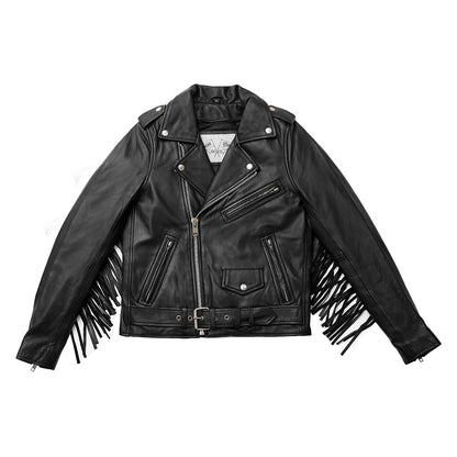 Lesley - Women's Motorcycle Leather Jacket - BHBR Women's Leather Jacket Jackets Black XS