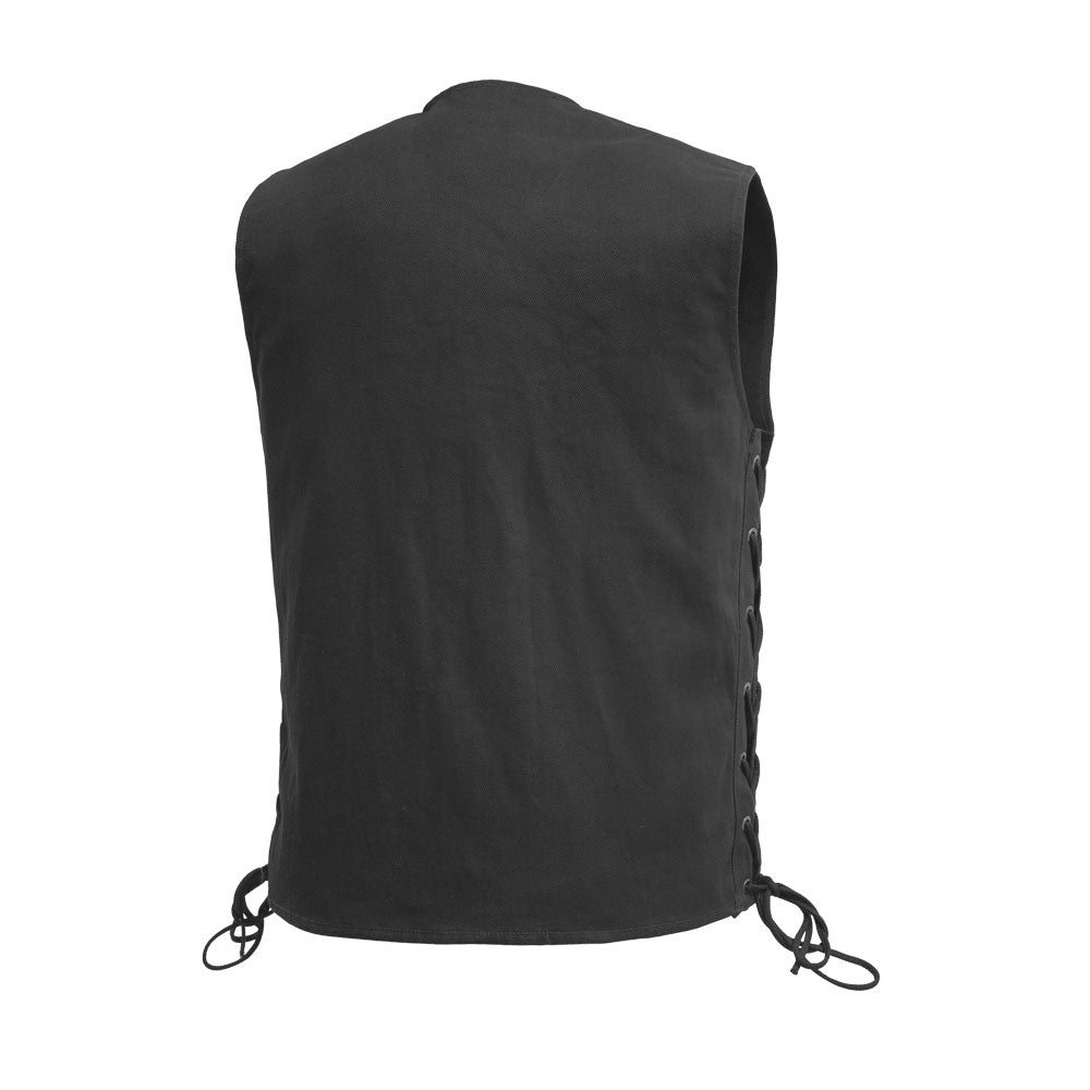 Lone Star Men's Motorcycle Twill Vest Men's Twill Vest Vests