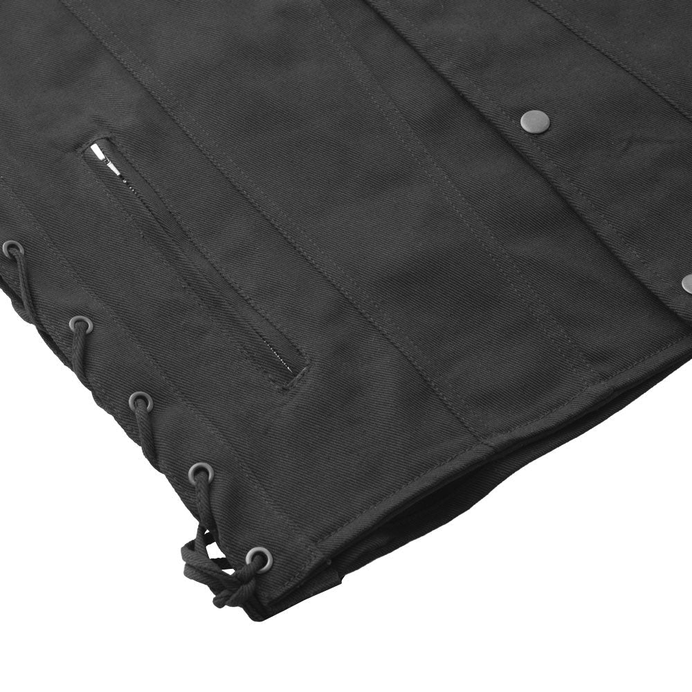 Lone Star Men's Motorcycle Twill Vest Men's Twill Vest Vests