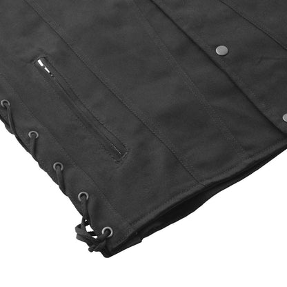 Lone Star Men's Motorcycle Twill Vest Men's Twill Vest Vests